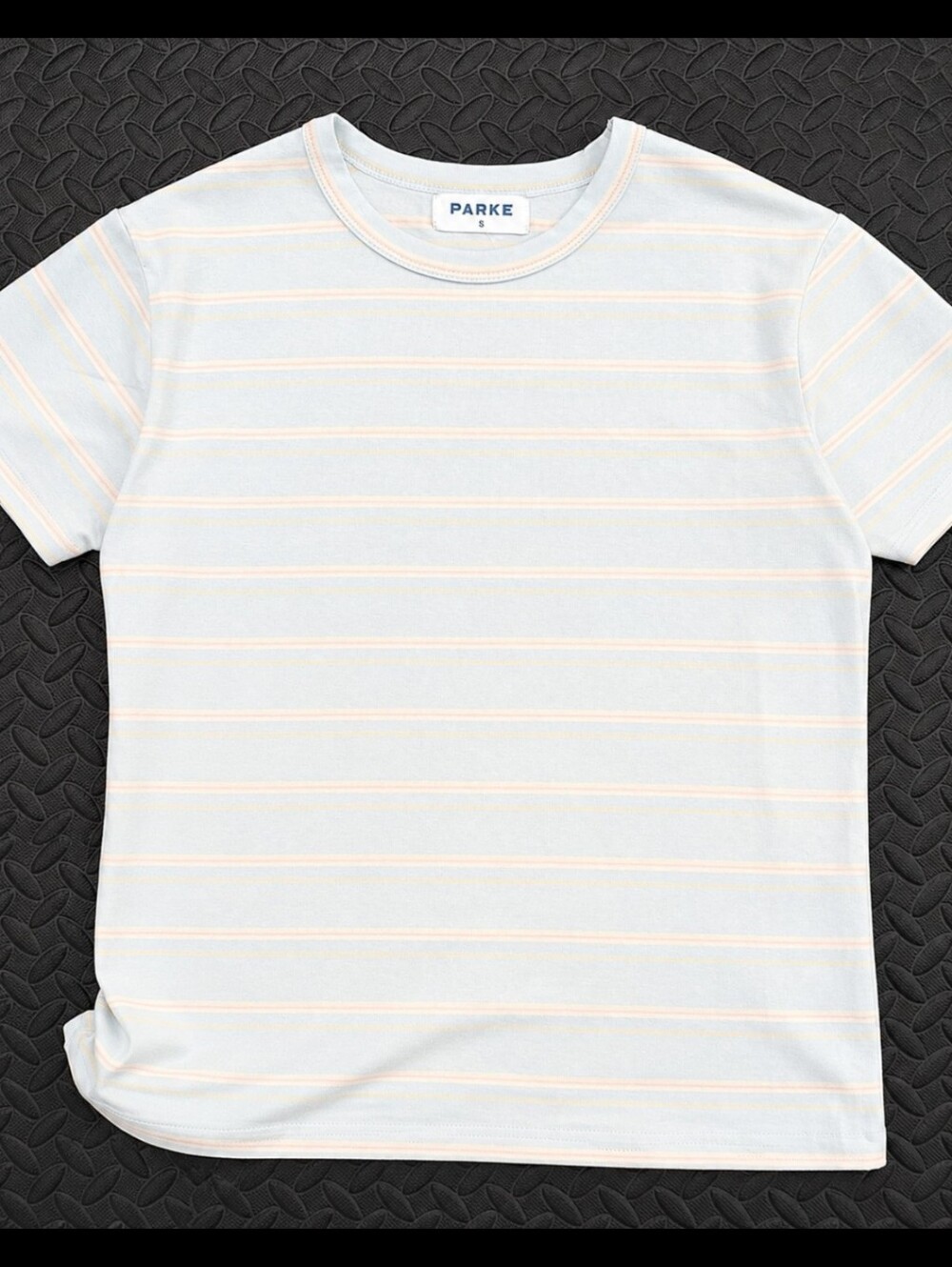 Sold Out PARKE Blue Stripe Tee- Size S Oversized Nwt